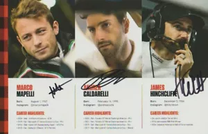 2025 Pfaff Motorsports Lamborghini GTDP signed Sebring IMSA WTSC Hero Card - Bild 1 von 2
