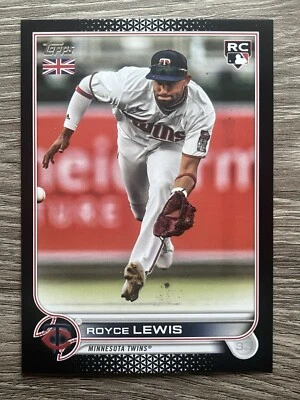 2022 Topps UK Edition - Black #137 Royce Lewis 46/125 (RC) - Image 1 of 2