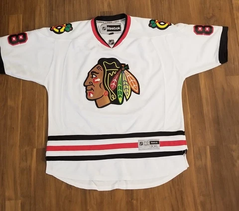 CHICAGO BLACKHAWKS Patrick Kane JERSEY HOCKEY REEBOK 7185A A7H520 MENS SIZE XXL Cover