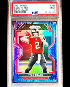 Kyle Trask RC - 2021 NAVY CAMO PRIZM Rookie /25 - PSA 9 - Pop 4 - None Higher! - Bild 1 von 4