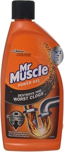3 desbloqueadores de drenaje de gel Mr Muscle Power, 500 ml - Imagen 1 de 2