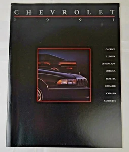 1991 Chevrolet All Models Sales Brochure 18 Pages 8 3/8" X 11" Mint Condition - Picture 1 of 11