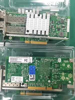 Intel X520-DA2 10Gb PCIe 2Port Ethernet Server Adapter E10G42BTDABLK w YottaMark - Image 1 of 2