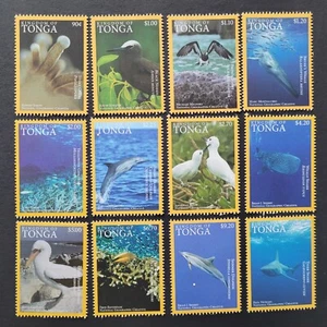 Tonga 2016 / Marine Life - Birds, fishes, corals / full set MNH* - Picture 1 of 1