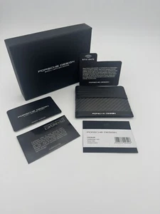 Portatarjetas Porsche Design Carbon sh6, tarjetero RFID nuevo - Imagen 1 de 3
