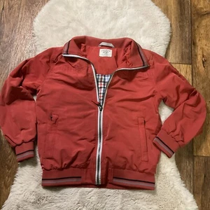 Next Boys Lightweight Full Zip Jacket Pockets Collared Vintage Look Size 9 - Picture 1 of 10