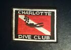 Patch vintage Charlotte Dive Club - Plongée SOUS-MARINE 