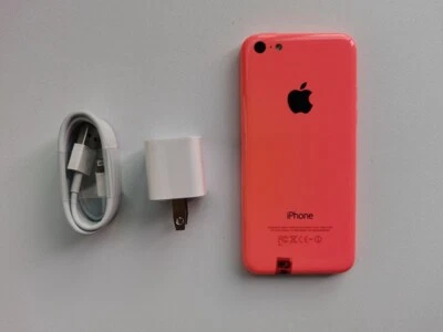 90%N ew Apple iphone 5c Pink 8-16-32GB Fully UNlocked(any carrier) Good - Image 1 of 4