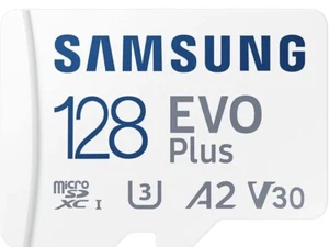 SAMSUNG MB-MC128KA/APC EVO Plus MicroSD with Adapter 2021, 128GB - Picture 1 of 1