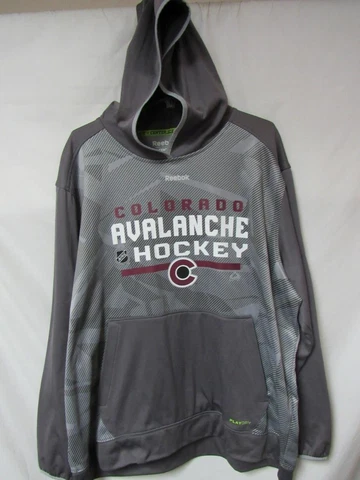 Colorado Avalanche 2XL Playdry Center Ice Collection Hoodie Sweatshirt C1 4686 Cover