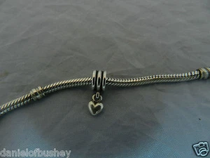 Pandora Silver Dangle Heart Silver Charm GENUINE UK Seller RRP £35 Style 790276 - Picture 1 of 1