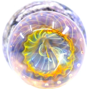 Cosmic Galaxy Jellyfish Blown Glass Decor - Picture 1 of 11