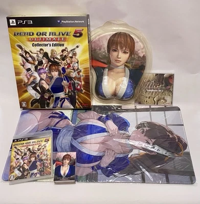 PS3 DEAD OR ALIVE 5 Ultimate Collector's Edition Game KASUM pad Card CD + Mat - Image 1 of 4