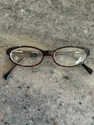 Monturas de gafas de gato modificadas con foco vintage marrón tortuga Foto 1 de 4