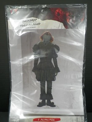 IT Chapter 2 Movie Pennywise Clown Halloween Party Scene Setter 5ft Backdrop - Image 1 of 3