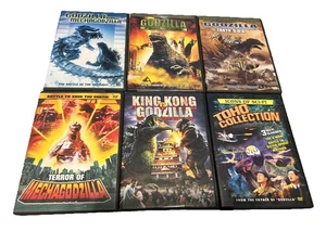 Godzilla 6 DVD Lot GODZILLA MECHAGODZILLA Final Wars Toho Kong Tokyo S.o.s - Bild 1 von 2