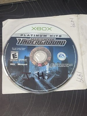 Need for Speed Underground Platinum Hits (Xbox, 2003) solo disco Foto 1 de 4