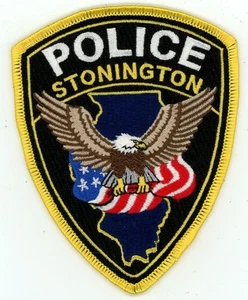 ILLINOIS IL STONINGTON POLICE NICE SHOULDER PATCH SHERIFF - Bild 1 von 1