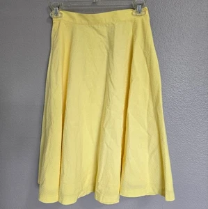 UNIQLO gelber A-Linien Damen Rock / XS - Bild 1 von 11