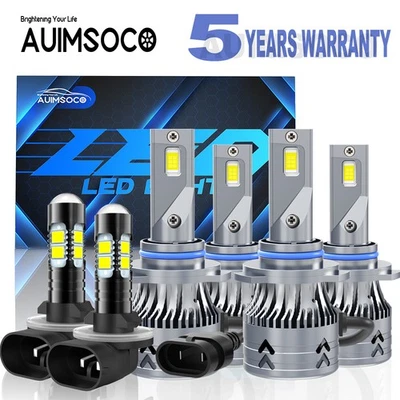 Светодиодные фары для Oldsmobile Silhouette 1990-2002 + противотуманные лампы суперяркие - Изображение 1 из 4