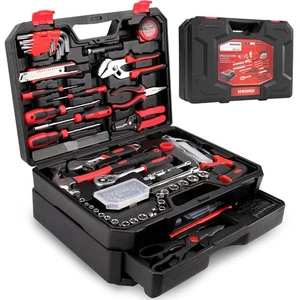 Werkzeugkoffer Gefüllt 325 tlg - Tragbares Werkzeugkasten Auto Werkzeug Sets ... - Bild 1 von 7
