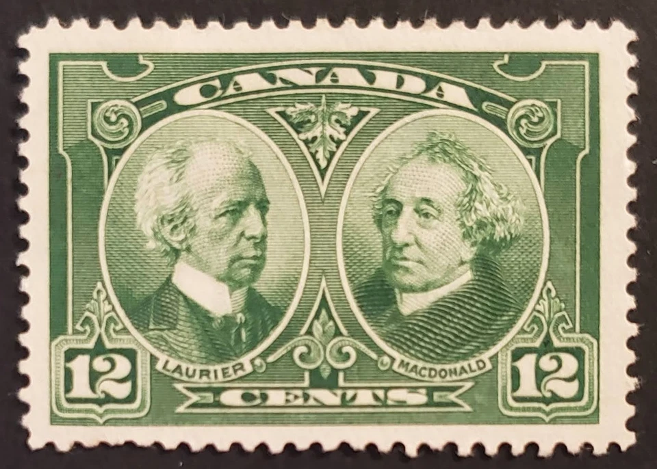 Stamps Canada Mint: #147  12c green Laurier & Macdonald single  F/VF Mint NG - Image 1 of 1