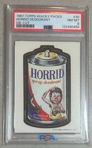 1967 Topps Wacky Packages Die-Cut # 30 Horrid PSA 8 Recently Graded - Picture 1 of 2