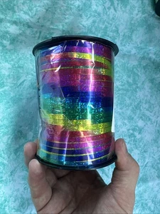 Foeipy Glitter Curling Ribbon ~ 500 Yards Metallic For Gift Wrapping… ~ New - Picture 1 of 8