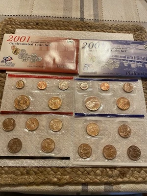2001 Uncirculated Coin Set U.S Mint Original Government Packaging OGP - Image 1 of 4