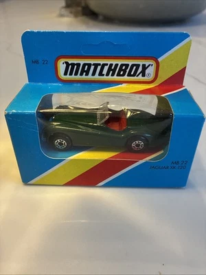 Matchbox, 1983, MB 22, Jaguar XK-120 in Racing Green, Boxed, Mint New Old Stock - Image 1 of 4