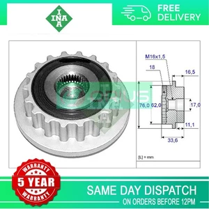 Se adapta a VW Transporter Touareg Transporter/Caravelle polea alternador INA - Imagen 1 de 3