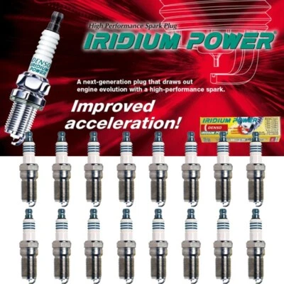 Genuine DENSO Iridium Power Spark Plug 16PCS for Ford F-250 Super Duty 6.2L V8 - Image 1 of 4