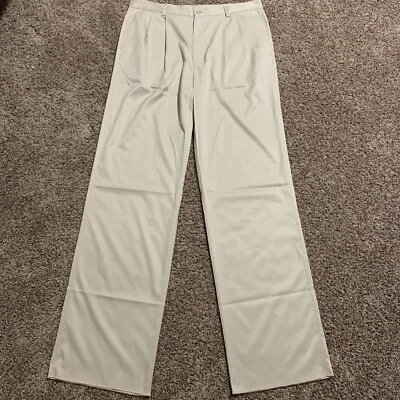 Mens Holloway Dress Pants Khaki￼ Size 36 Unhemmed Big & Tall - Image 1 of 4