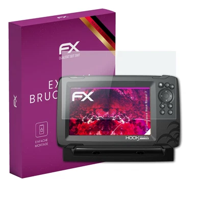 atFoliX Glasfolie für Lowrance Hook Reveal 7 Displayfolie 9H Schutzpanzer - Bild 1 von 4