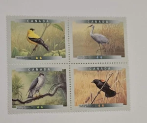 Canada 1999 Birds of Canada #1773a se-tenant Block of 4 MNH - Bild 1 von 2