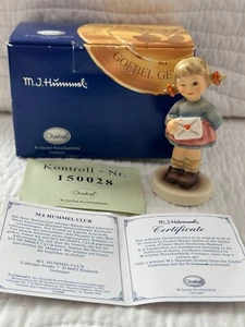 Porcelain Figurine Goebel Hummel " Messages of Love " #1313 Boxed 2050/A 1997 - Picture 1 of 10