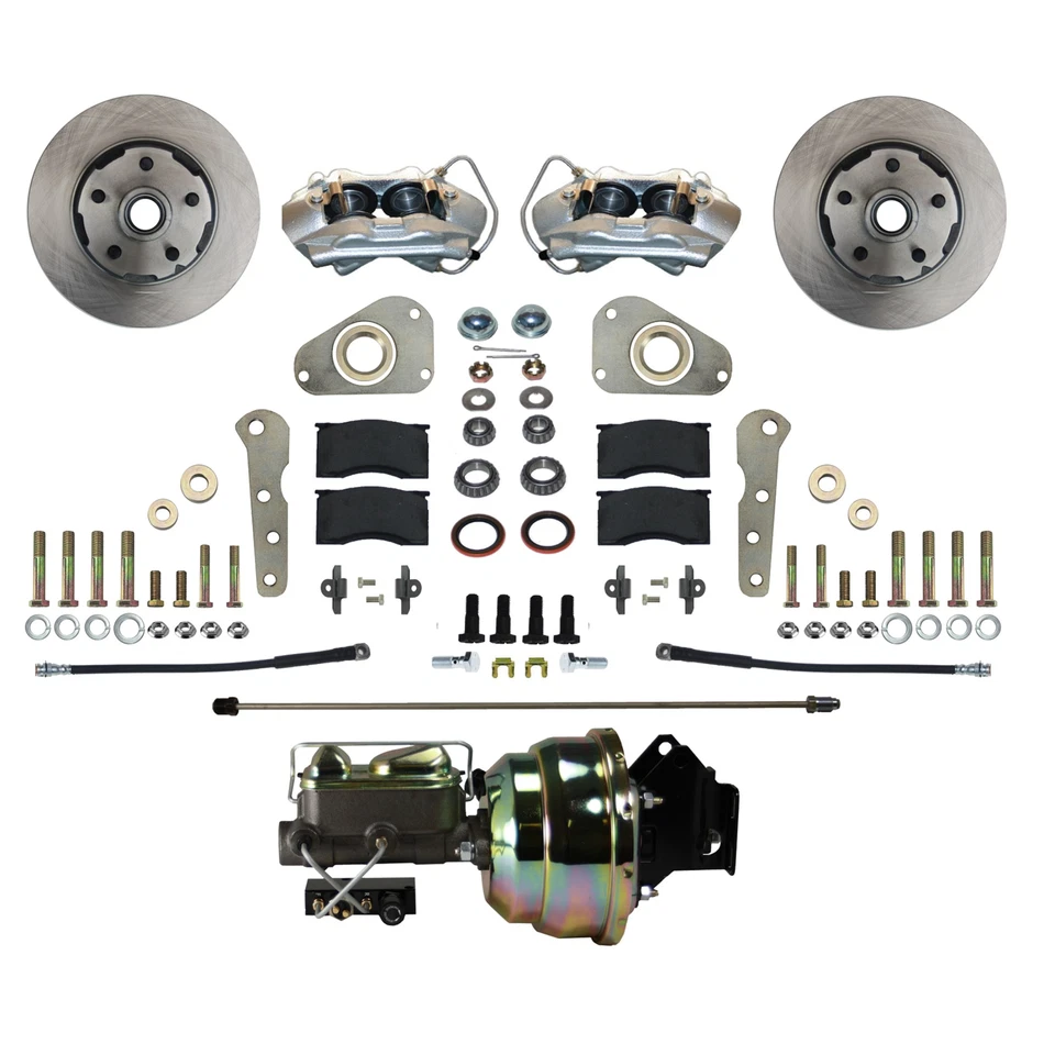 Ford Galaxie Power Front Disc Brake Conversion Kit for Factory manual brake car - Image 1 of 4