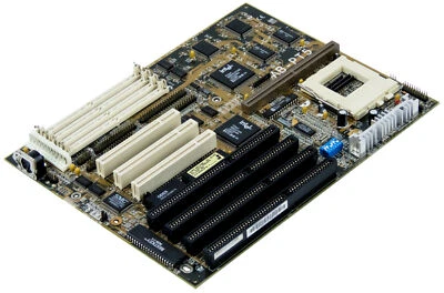 Abit AB-PT5 Socket 7 4x Simm 4x Isa 3x PCI At Motherboard - Image 1 of 2