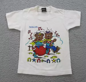 Vintage BEST Youth Shirt Boys's Size 2-4 Bears Cowboy Branson MO Western 90's - Picture 1 of 9