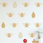 Bee & Beehives Kids Bedroom Wall Sticker Nursery Boys Girls Wall Art Decal
