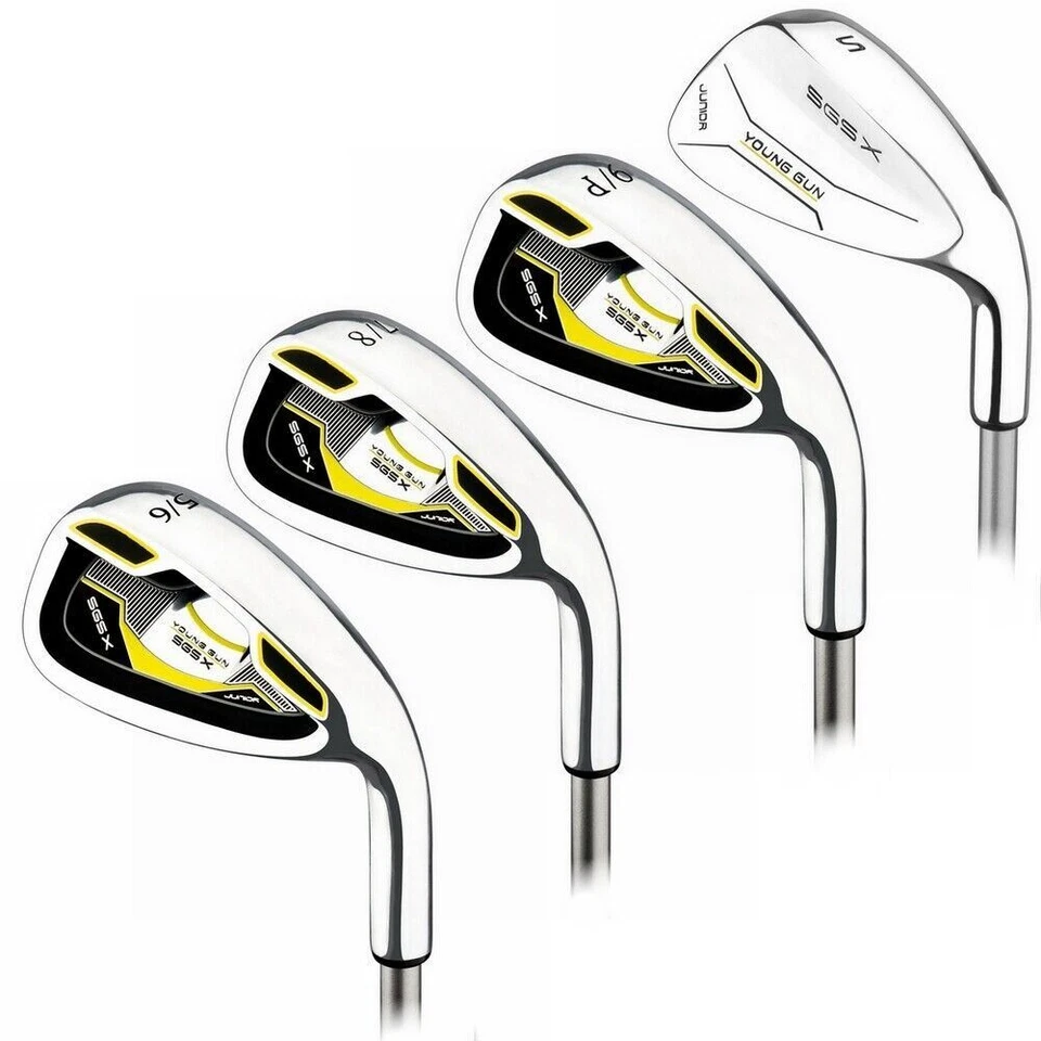 Young Gun SGS X Junior Kids Golf Right Hand Irons & Wedges Age: 3-5 - Image 1 of 1