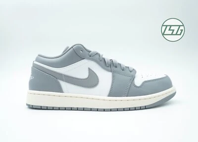 Nike Air Jordan 1 Low Vintage Stealth Gris Blanco EE. UU. Talla 11 12 Hombres DS 553558-053 Foto 1 de 4