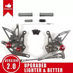 For Kawasaki Ninja 1000 Z1000 Z1000SX 2014-2017 Arashi Racing Footrest Rearsets - Picture 1 of 8