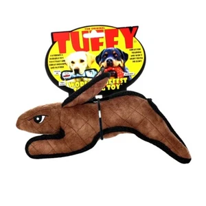 Tuffy Barnyard Series Rabbit Interactive Plush Dog Squeaker Toy Regular - Picture 1 of 3