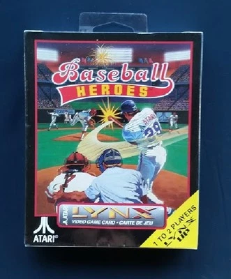 BASEBALL HEROES  Atari Lynx NEW Factory Sealed Damaged Box - Image 1 of 2