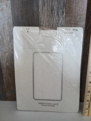 Pantimedias retiradas Nordstrom talla B blancas perfecciones encaje estilo 3103  Foto 1 de 4