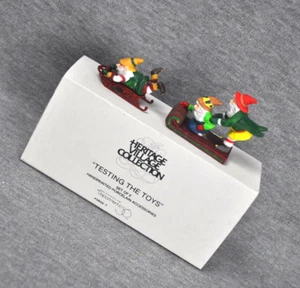 Testing The Toys 56057 Dept 56 Heritage Village Collection Retired 1999 - Picture 1 of 13