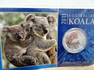 2011 Perth Mint Koala 10c coin 99.9% fine silver - Picture 1 of 2