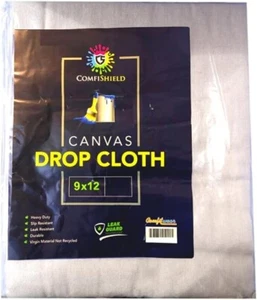 COMFITWEAR Heavy Duty Drop Cloth for Painting Slip Resistant Leak(9X12) - Picture 1 of 15