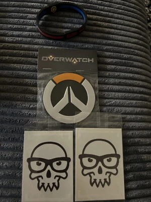 NEW Blizzcon 2015 Overwatch Badge RARE Blizzcon Bracket Horde Alliance Jinx Tats - Image 1 of 4